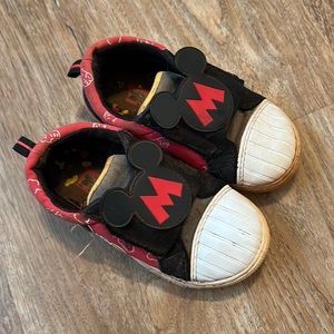 Mickey Mouse Slide-On Shoes Size 8